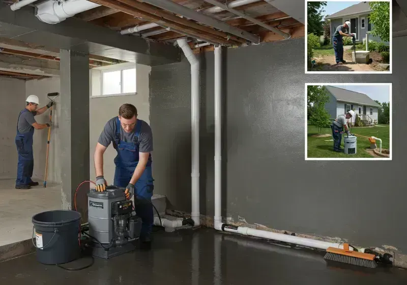 Basement Waterproofing and Flood Prevention process in Palos Hills, IL